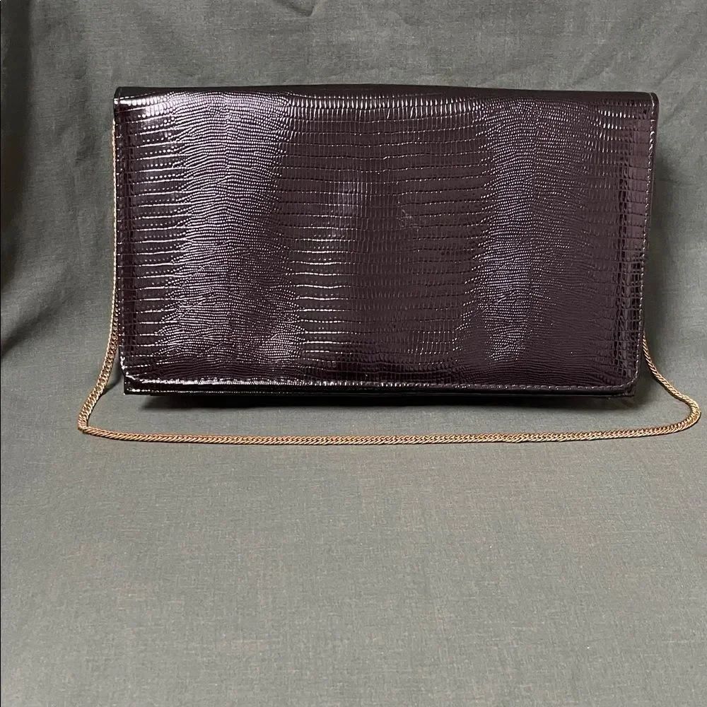 Elegant Black Shoulder or Clutch Bag Unbranded